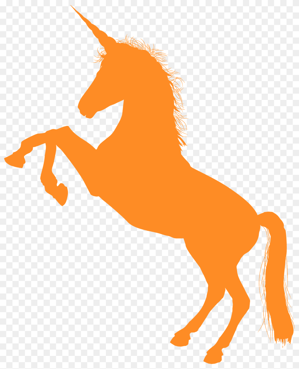 Unicorn Silhouette, Animal, Colt Horse, Horse, Mammal Png