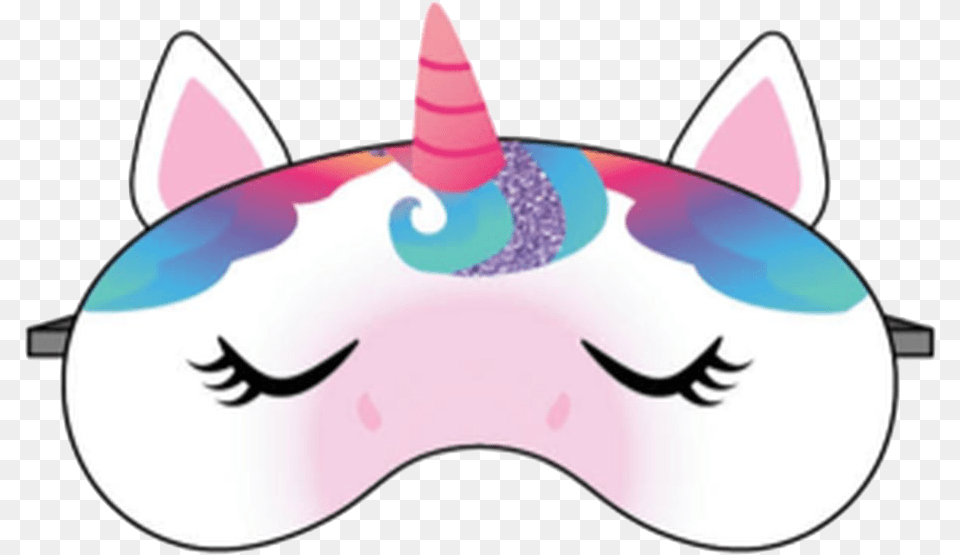 Unicorn Sleep Mask, Clothing, Hat, Baby, Person Free Transparent Png