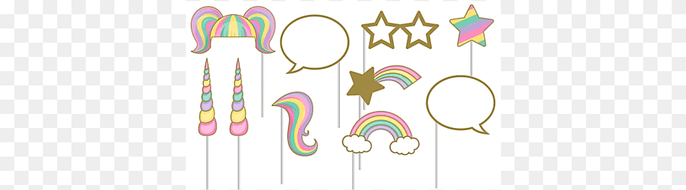 Unicorn Sparkle Photo Booth Props Unicorn Photo Booth Props Printable, People, Person, Symbol, Star Symbol Free Png