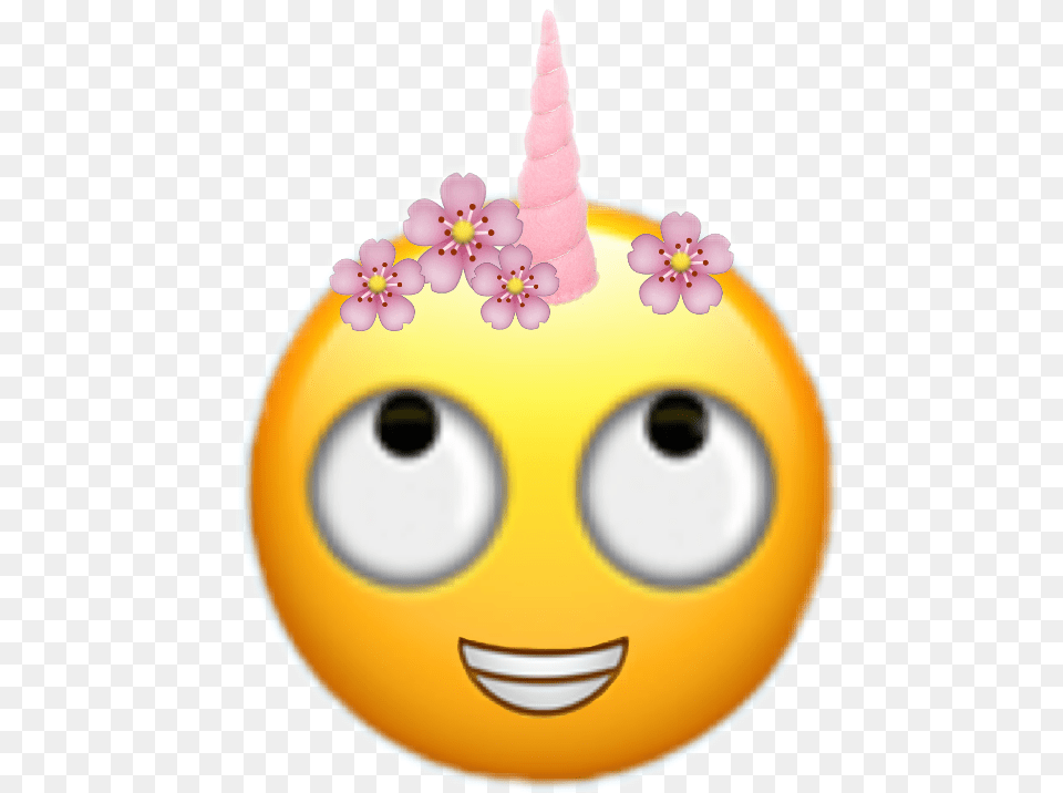 Unicorn Sticker Emoji Emojistickers Newemoji Fleurs De Cerisier Emoji Grand Tote Bag, Person, People, Clothing, Hat Png Image