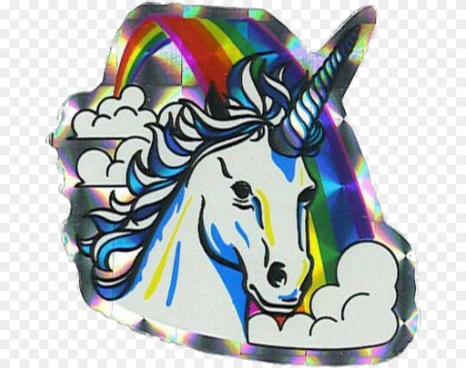Unicorn Sticker Unicorn Stickers From, Clothing, Hat, Birthday Cake, Cake Png Image