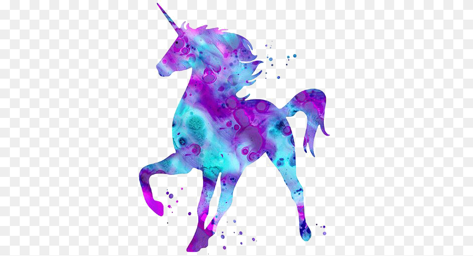 Unicorn Transparent Background Pink Blue And Purple Unicorn, Art, Graphics, Animal, Fish Png Image