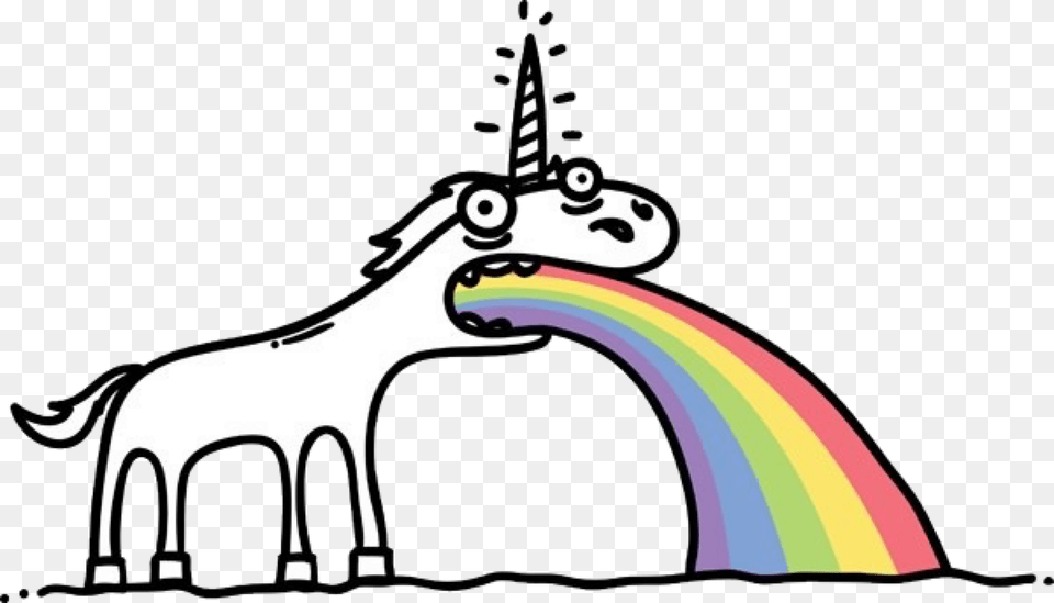 Unicorn Unicorn, Outdoors, Nature, Rainbow, Sky Png