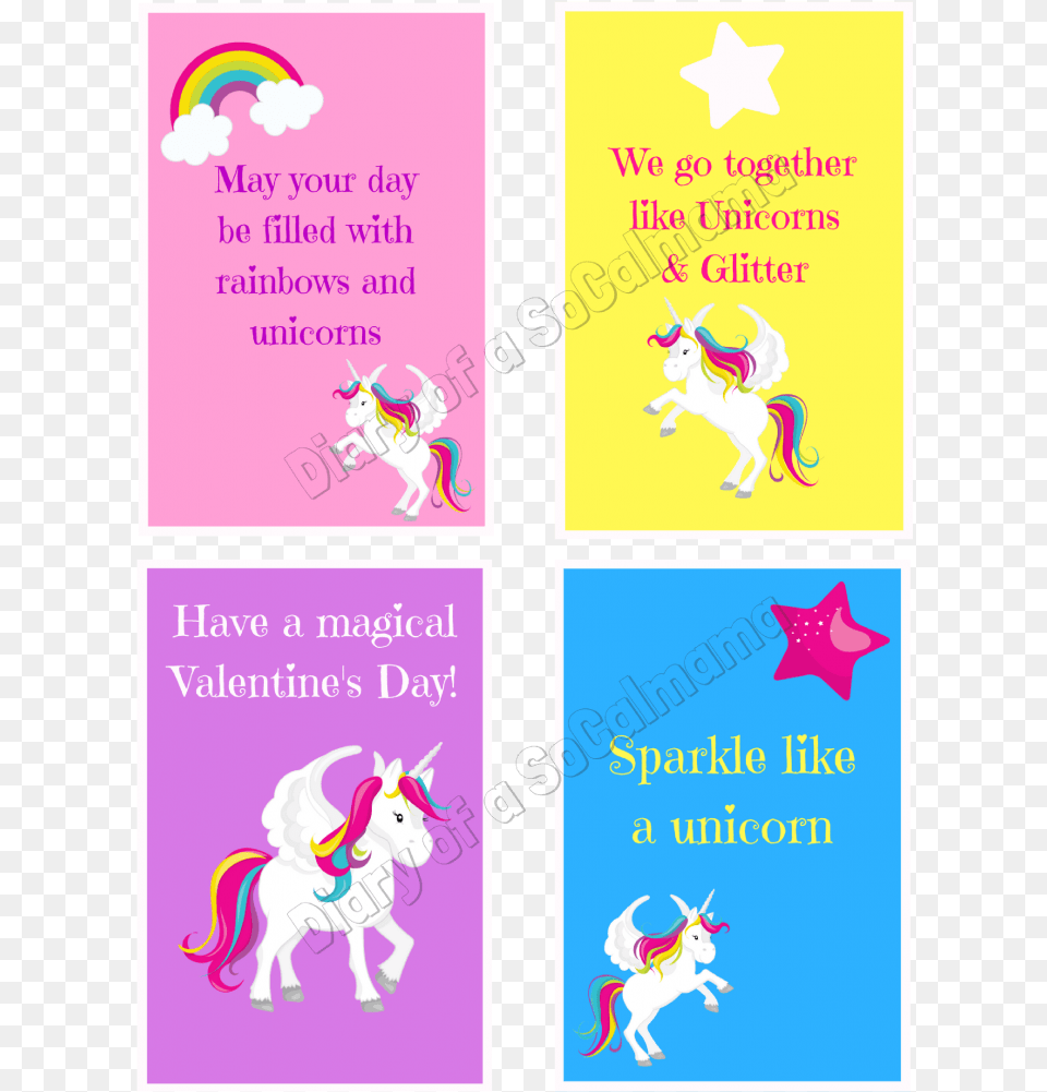 Unicorn Valentines Printable Unicorn Valentine, Advertisement, Poster, Mail, Envelope Png Image