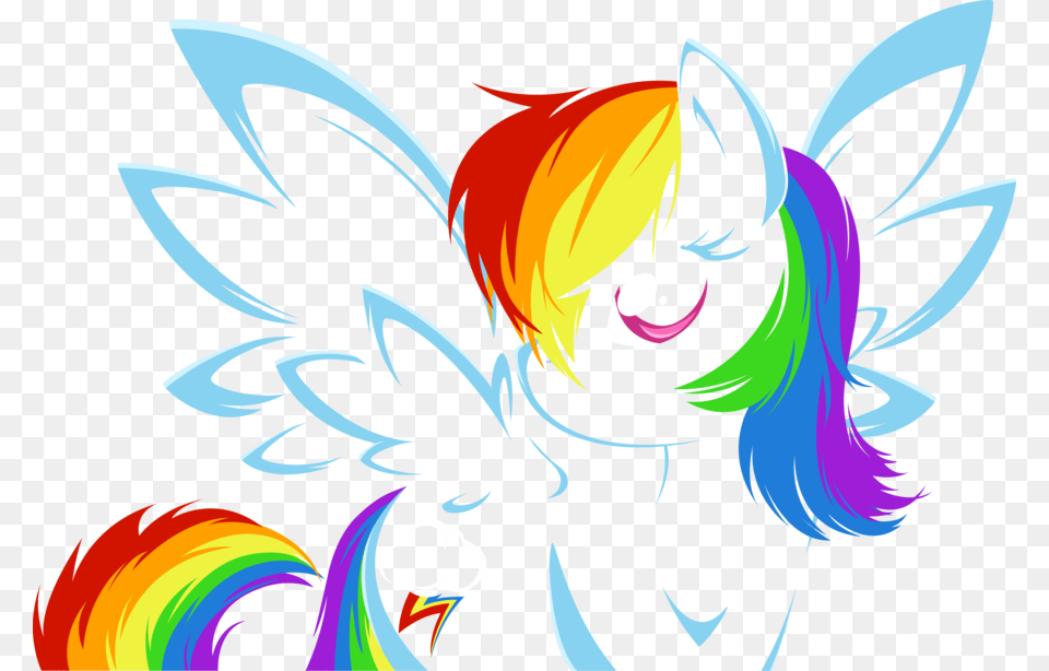 Unicorn Vector Rainbow Rainbow Crash, Art, Graphics, Pattern, Baby Free Transparent Png