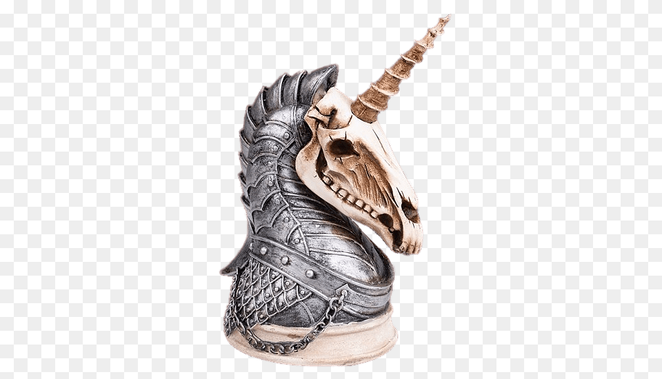 Unicorn War Horse Head, Figurine Free Png