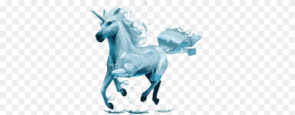 Unicorn Water Stickpng Water Element Howrse, Animal, Horse, Mammal Png Image