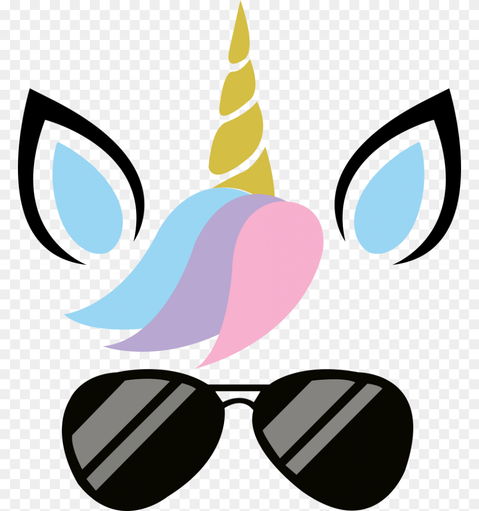 Unicorn With Glasses, Clothing, Hat, Accessories, Sunglasses Png