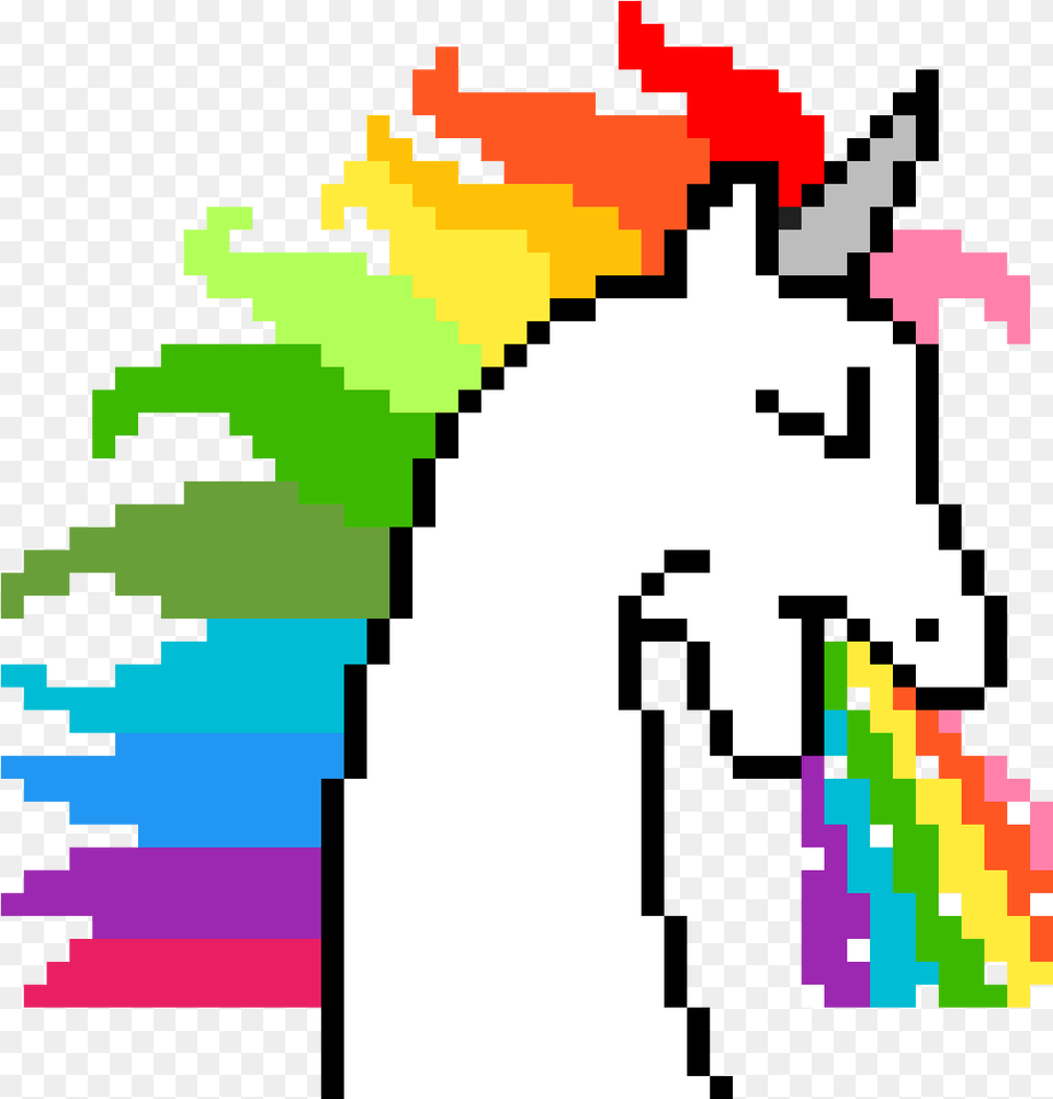 Unicornio Pixel Unicorn Free Png Download