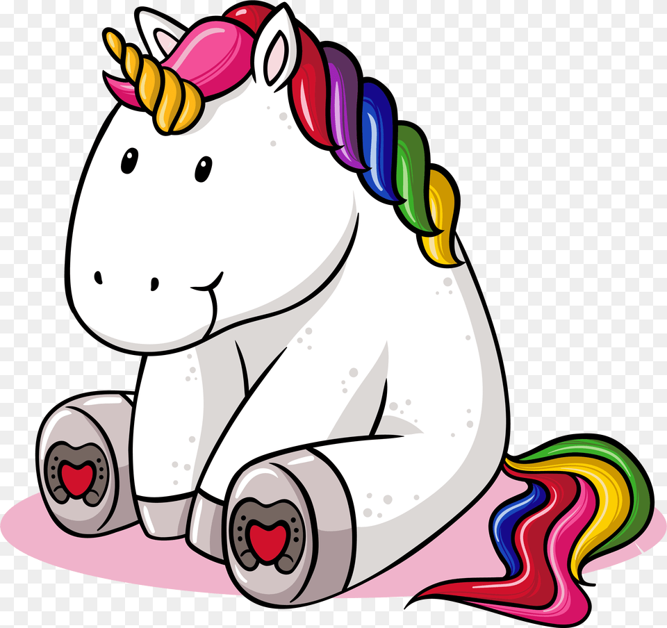 Unicorns Clipart Unicorn Sticker, Bulldozer, Machine, Face, Head Free Png