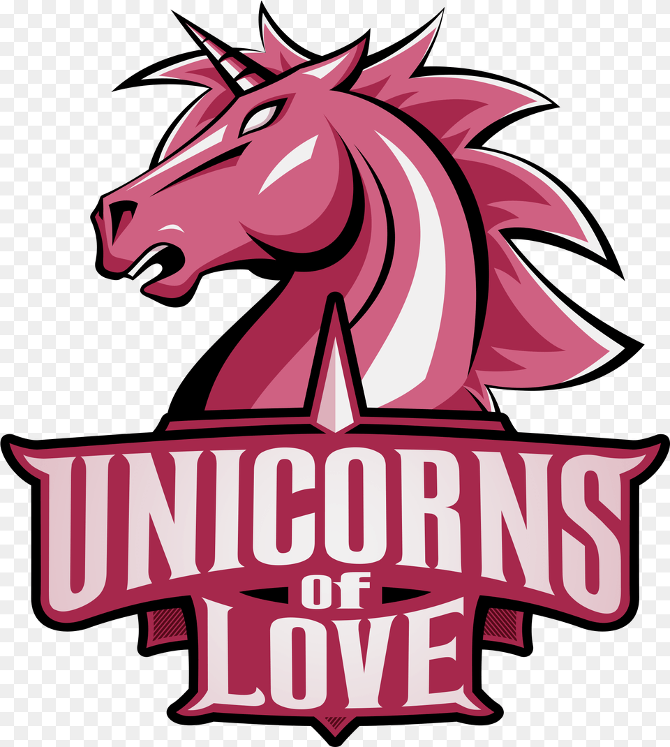 Unicorns Of Love Unicorns Of Love Csgo, Dynamite, Weapon, Logo, Animal Free Png Download
