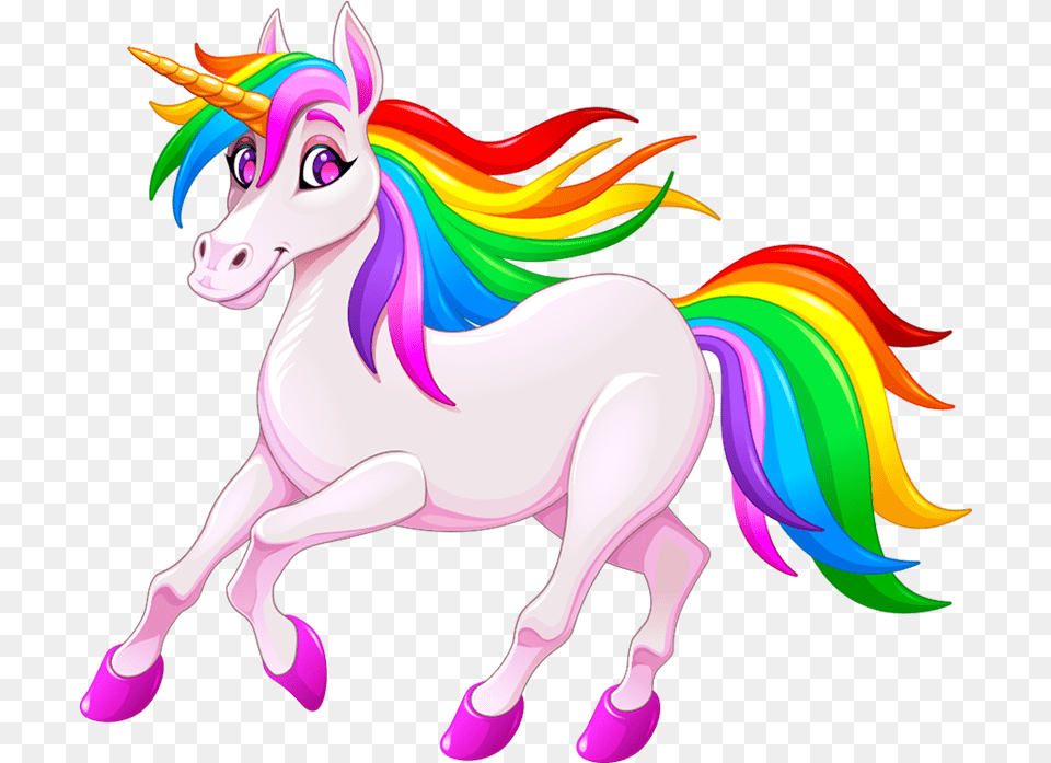 Unicorns Uk Rainbow Unicorn, Art, Graphics, Animal, Horse Free Png Download