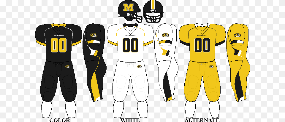 Uniform Mizzou 1996 Mizzou Football Uniform, Helmet, Sport, Playing American Football, Person Free Png