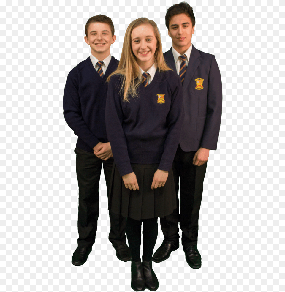 Uniform School Students In Uniforms, Skirt, Person, Clothing, Coat Png