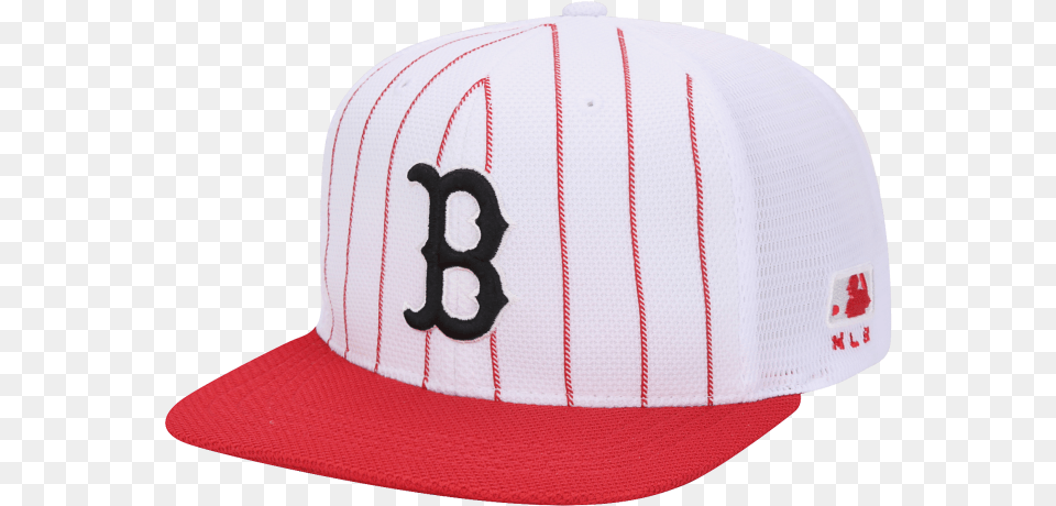Uniform Stripe Trucker Flat Visor Snapback Boston Red Sox For Baseball, Baseball Cap, Cap, Clothing, Hat Free Transparent Png