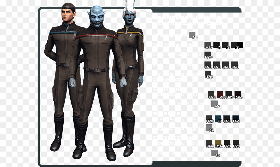 Uniformes Star Trek Online, Adult, Male, Man, Person Free Transparent Png