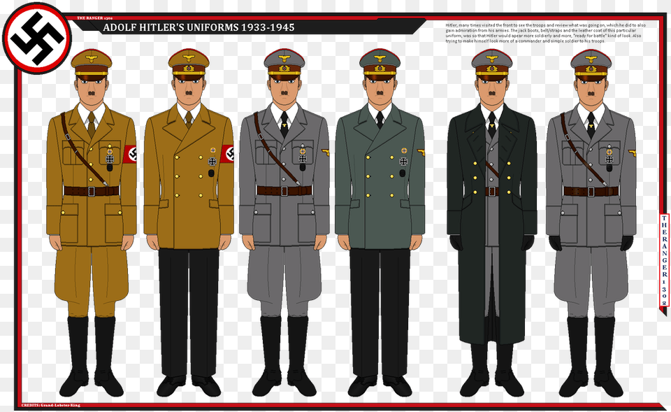 Uniforms By Theranger1302 Digital Art, Adult, Person, Military Uniform, Military Free Png