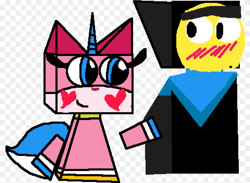Unikitty And Master Frown Cartoon, Person, Face, Head Png Image