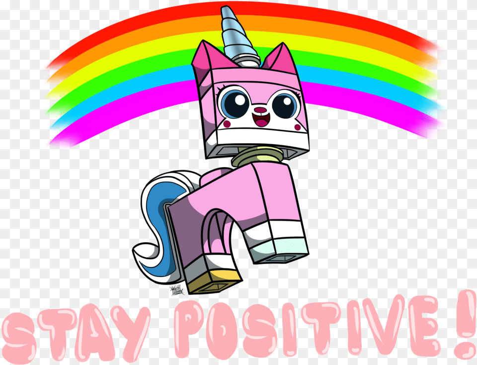 Unikitty By Gear25 Unikitty Rainbow, Art, Graphics, Purple Free Png Download