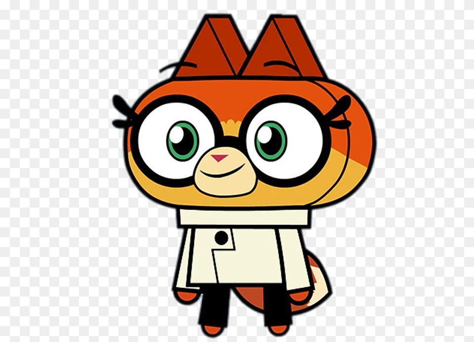 Unikitty Character Dr Fox, Cartoon Png