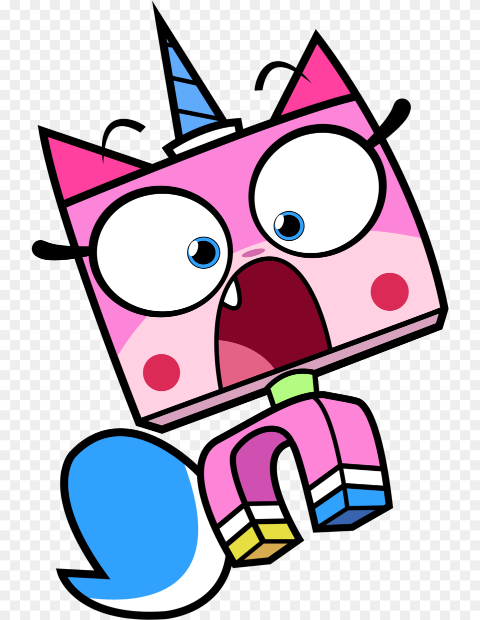 Unikitty Shocked Transparent Unikitty, Art, Purple, Baby, Person Free Png