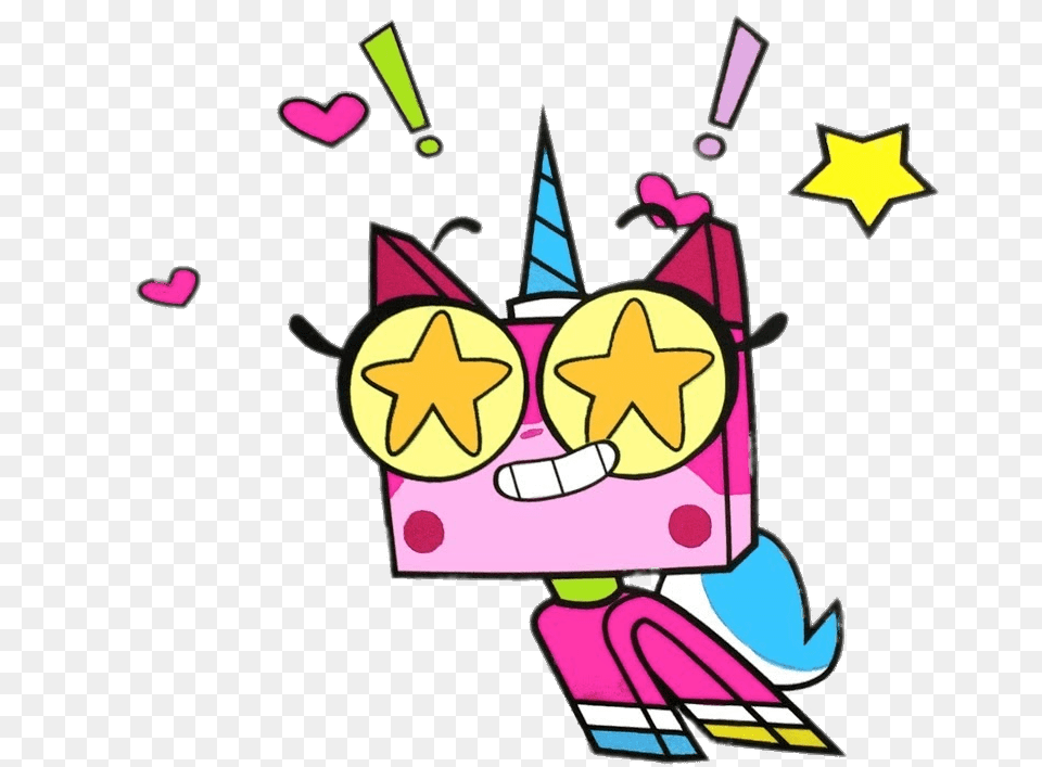 Unikitty Stars In Her Eyes Free Transparent Png