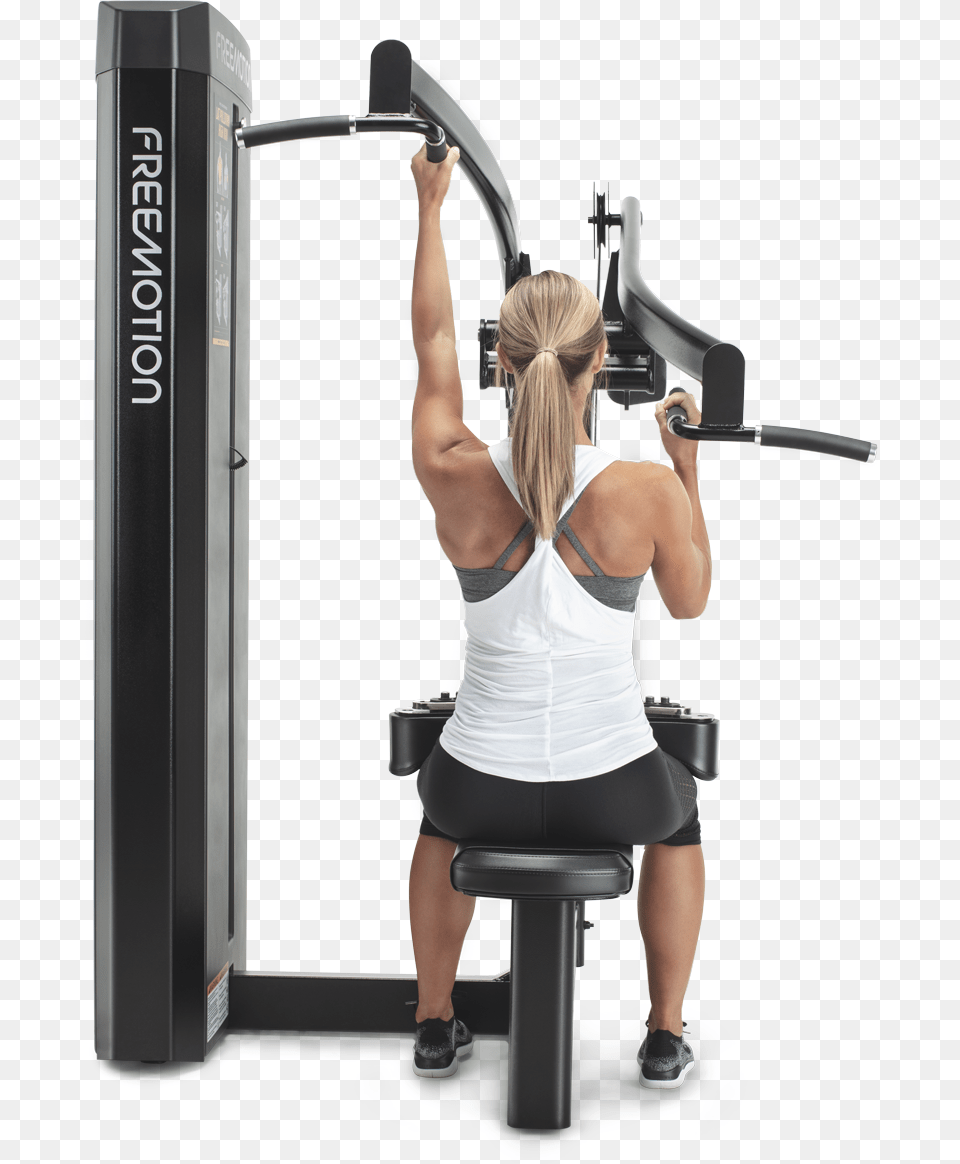 Unilateral Lat Pull Down, Adult, Woman, Person, Female Png