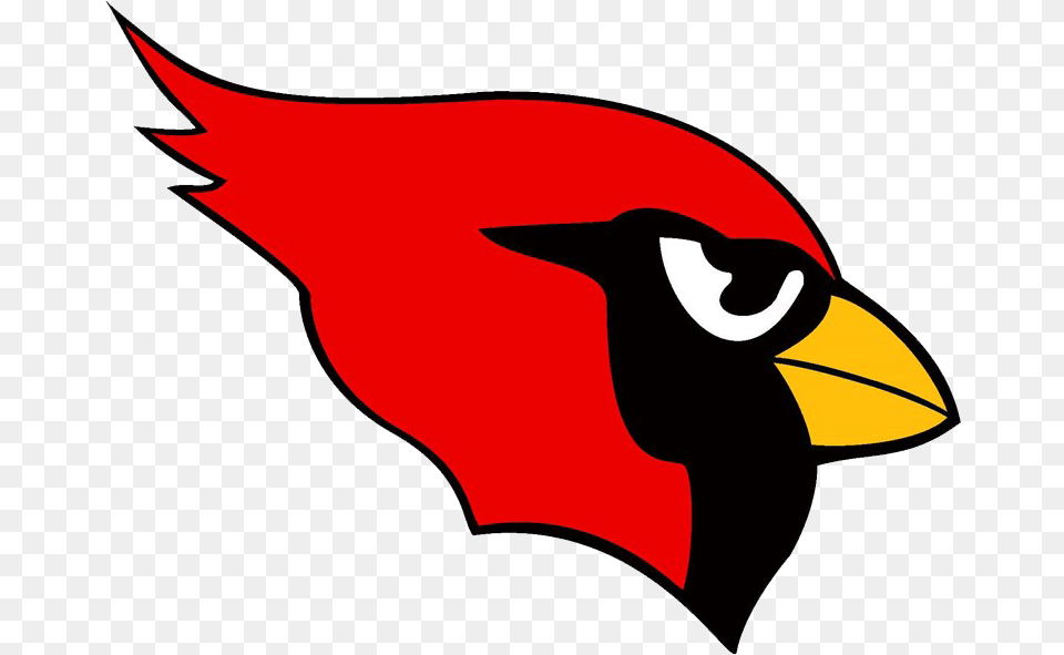 Union Academy Cardinal Logo Clipart Download Old Az Cardinals Logo, Animal, Beak, Bird, Person Free Transparent Png