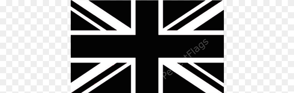 Union Jack Black Flag British Flag Black And White, Symbol Free Png