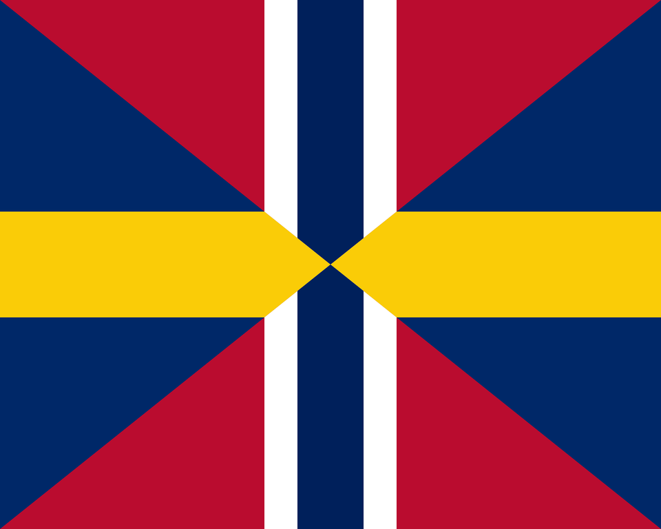 Union Jack Of Sweden And Norway 1844 1905 Clipart Free Transparent Png