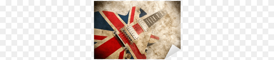 Union Jack Wall Mural, Guitar, Musical Instrument, Electric Guitar Free Transparent Png