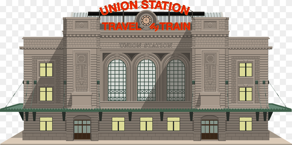 Union Station In Denver Clipart, Arch, Architecture, Building, City Free Png