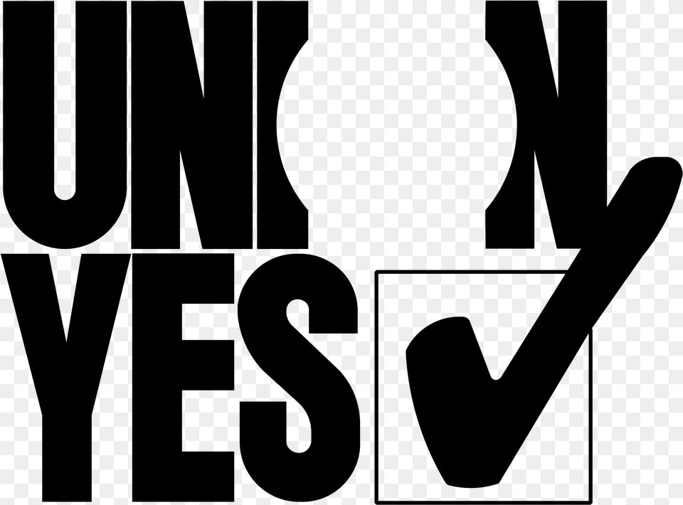 Union Yes Logo Union Yes, Gray Free Png Download