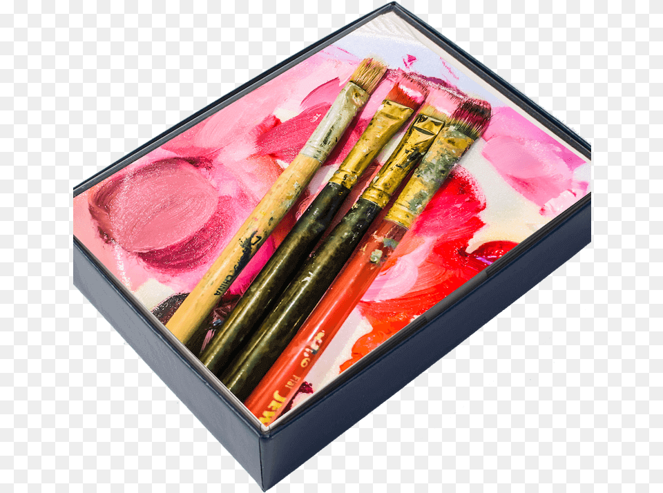 Unique And Collectable Box Of 10 Any Occasion Blank Art, Brush, Device, Tool Png