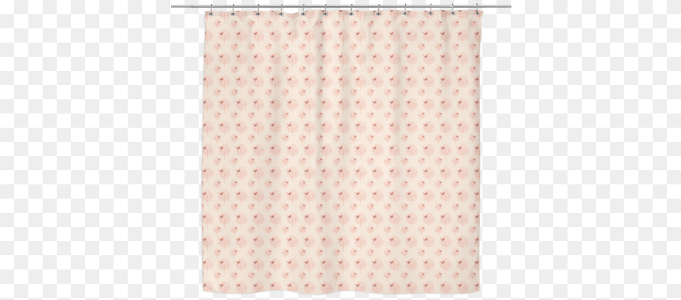 Unique Designer Fabric Shower Curtain Of A Mosaic Of Polka Dot, Shower Curtain, White Board Png