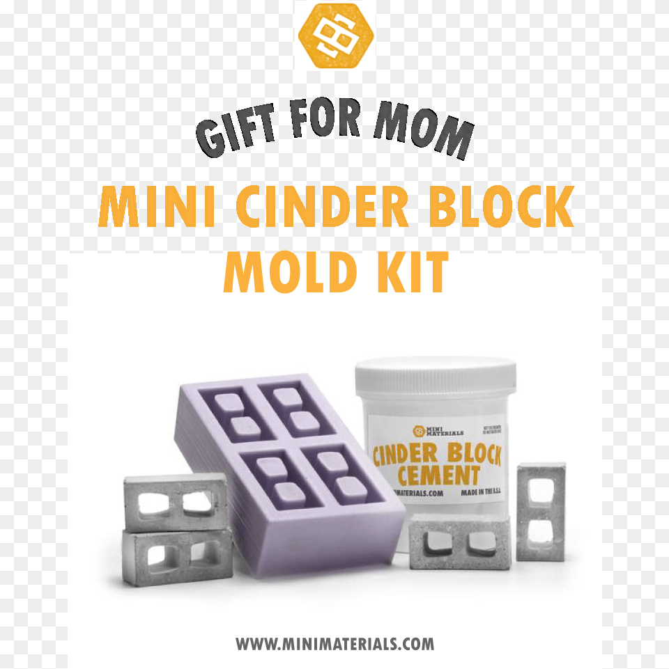Unique Diy Gift Idea For Mother39s Day Miniature Cinder Block Molds, Medication, Pill Free Png Download