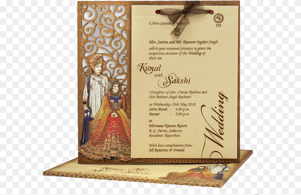 Unique Invitation Cards Craft, Adult, Bride, Female, Person Png Image