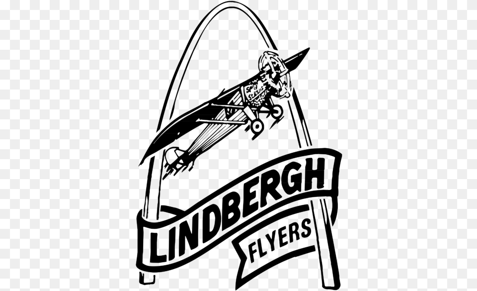 Unique Lindbergh Flyers Logo Amp Svg Illustration, Gray Free Png Download