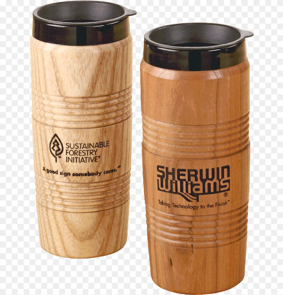 Unique Patented Travel Mug With Plastic Lining And Wood, Jar, Cup, Can, Tin Free Png