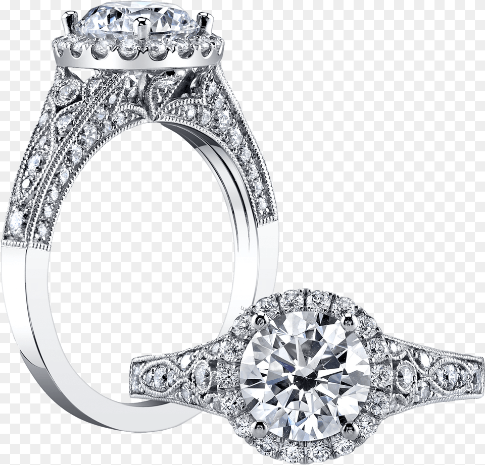 Unique Rings Sylvie Collection Unique Solitaire Ring Designs, Accessories, Diamond, Gemstone, Jewelry Free Png Download