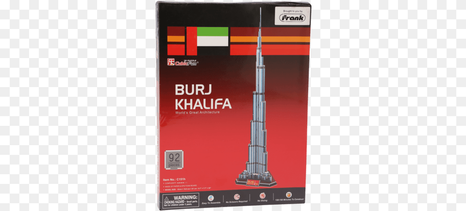 Unisex Burj Khalifa 3d Puzzle Set 3d, City, Architecture, Building, High Rise Free Transparent Png