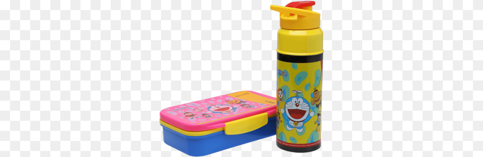 Unisex Chhota Bheem Water Bottle And Tiffin Box Combo Water, Shaker Png