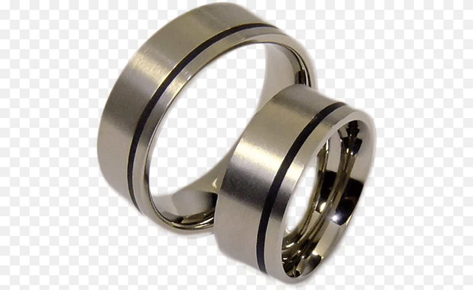 Unisex Couple Rings Made Of Titanium Titanium Ring, Accessories, Jewelry, Silver, Platinum Free Png