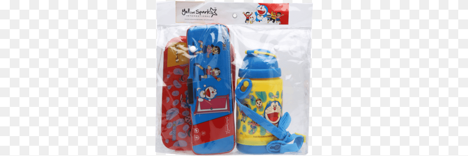 Unisex Doraemon Pencil Box Lunch Box And Water Bottle Lunchbox, Water Bottle Free Transparent Png