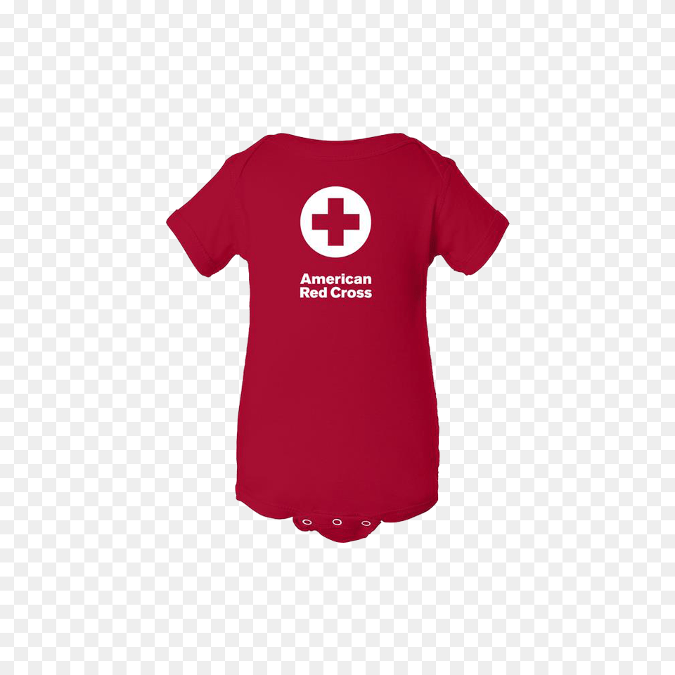 Unisex Infant Baby Rib Bodysuit Red Cross Store, Clothing, T-shirt, Logo, First Aid Png Image
