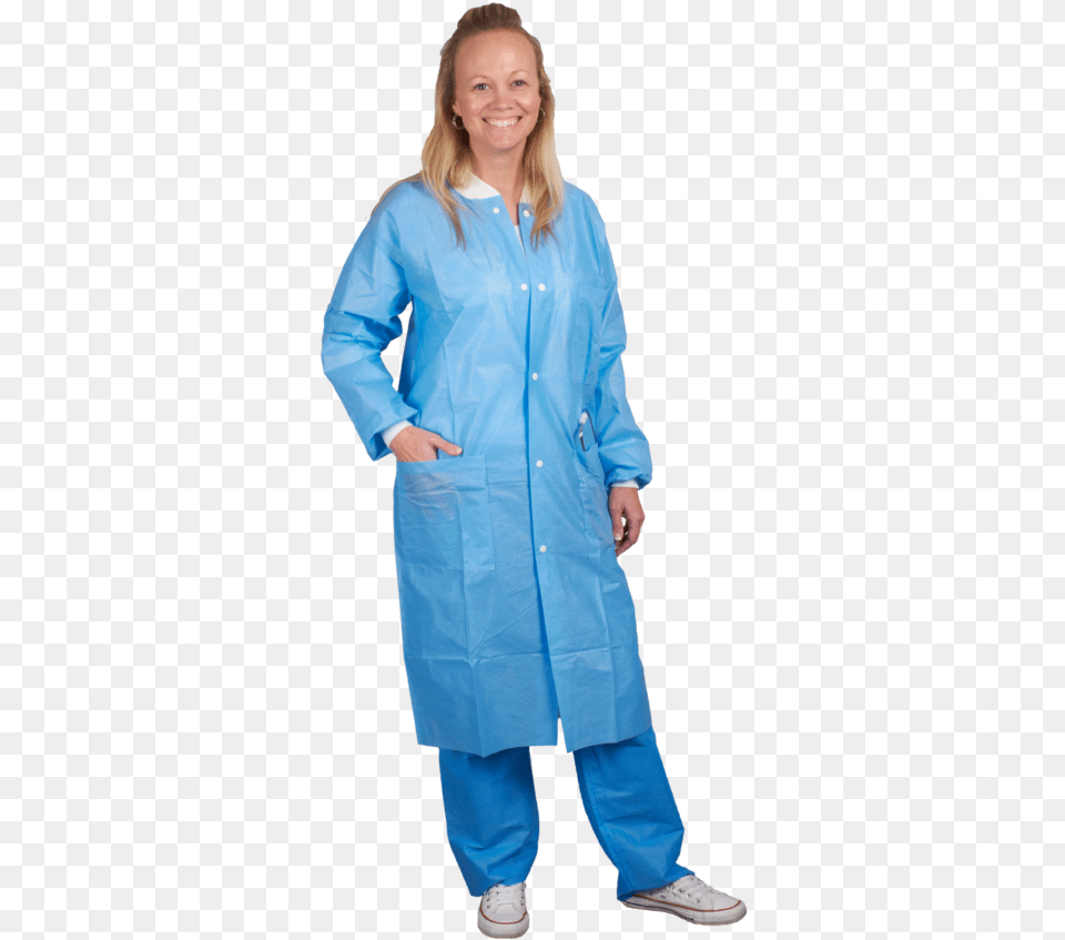 Unisex Lab Coats Disposable Girl, Clothing, Coat, Lab Coat, Adult Free Transparent Png