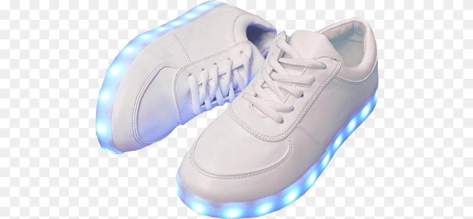 Unisex Light Me Up Shoes White Led Rechargeable Light Up Shoes, Clothing, Footwear, Shoe, Sneaker Png Image