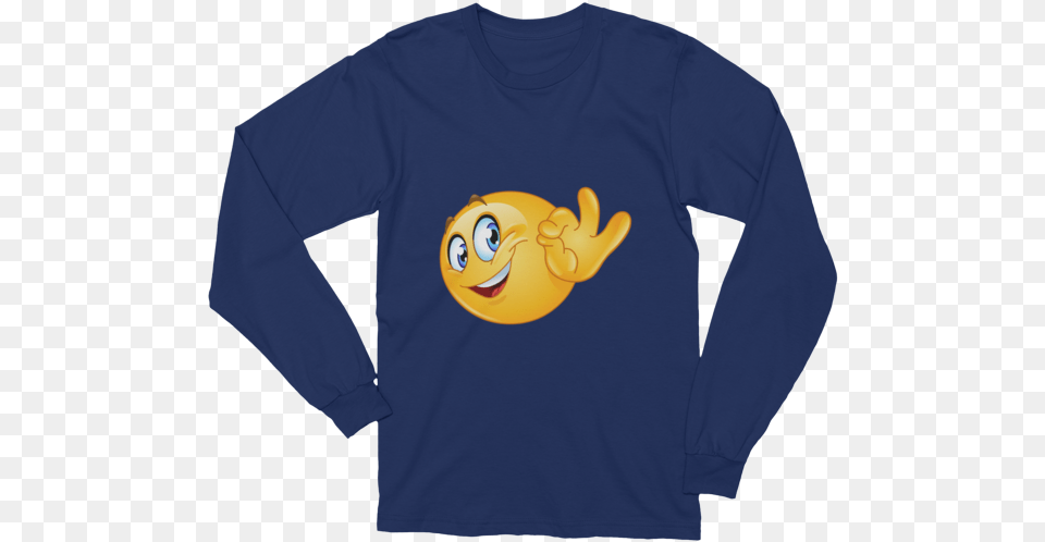 Unisex Ok Sign Emoji Long Sleeve T Shirt 1991 T Shirt, Clothing, Long Sleeve, T-shirt Png