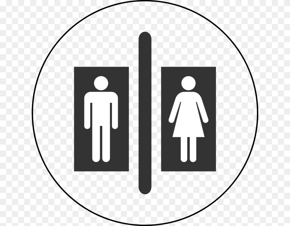 Unisex Public Toilet Bathroom Pictogram, Sign, Symbol, Cross, Person Free Png