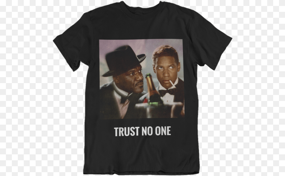 Unisex Tee Quottrust No One T Shirt, T-shirt, Clothing, Person, Man Free Transparent Png